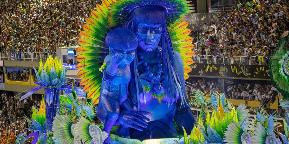 Carnival float Rio de Janeiro