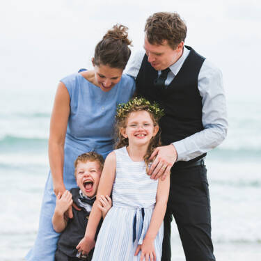 Comunión original ideas familia