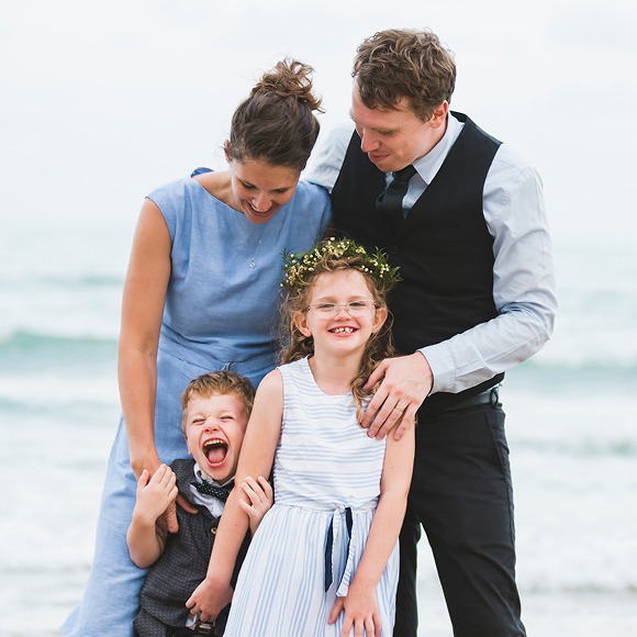 Comunión original ideas familia