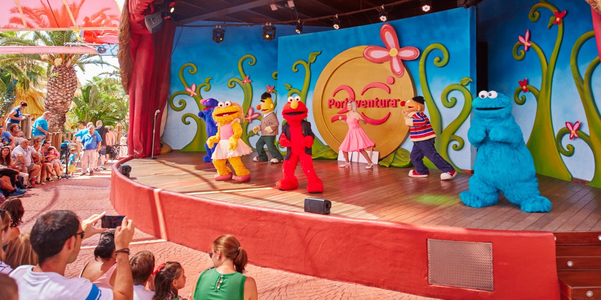 Espectáculo para niños al aire libre en PortAventura World