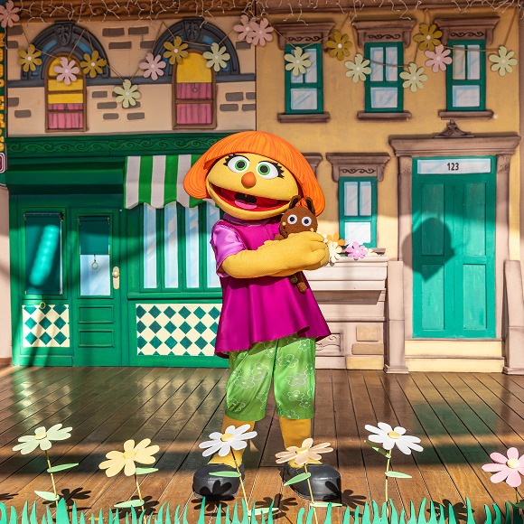 Julia sobre el escenario