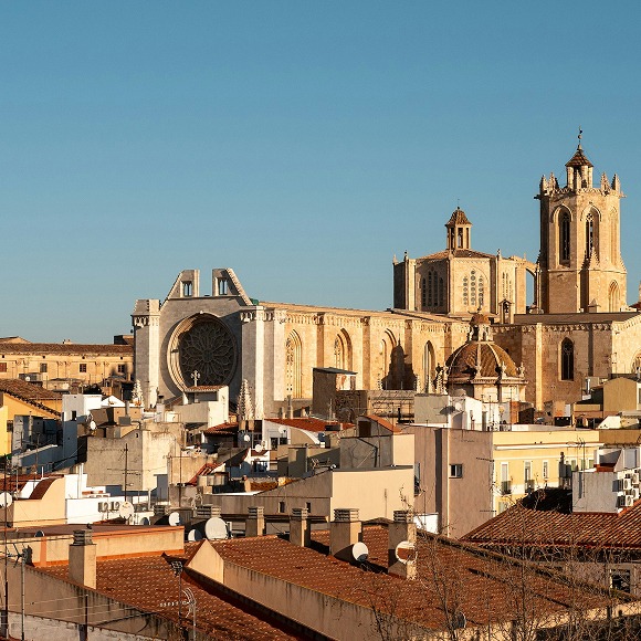 Catedral de Tarragona y tejados