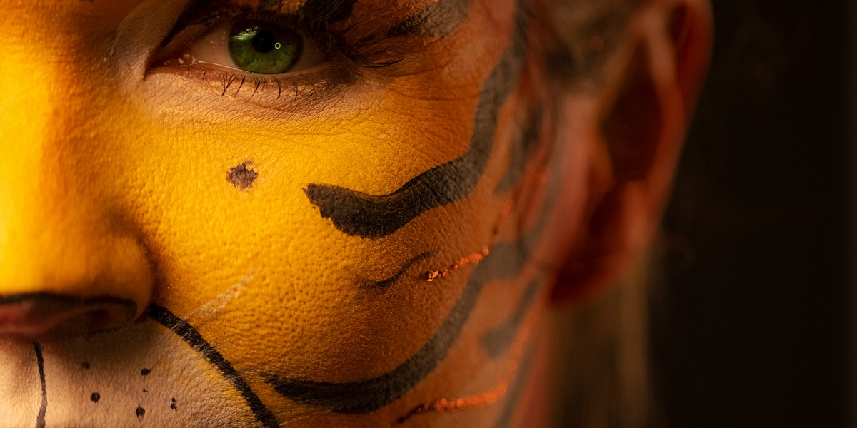 Maquillaje con pintura facial