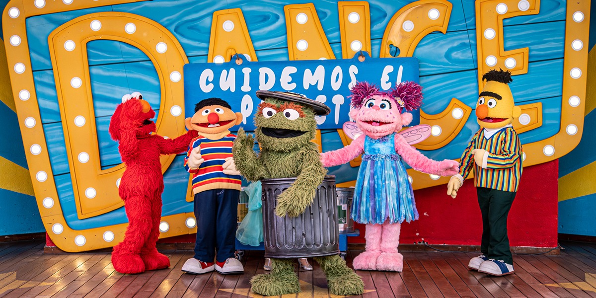 Espectáculo de personajes de SésamoAventura